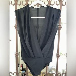Black Zara bodysuit size s